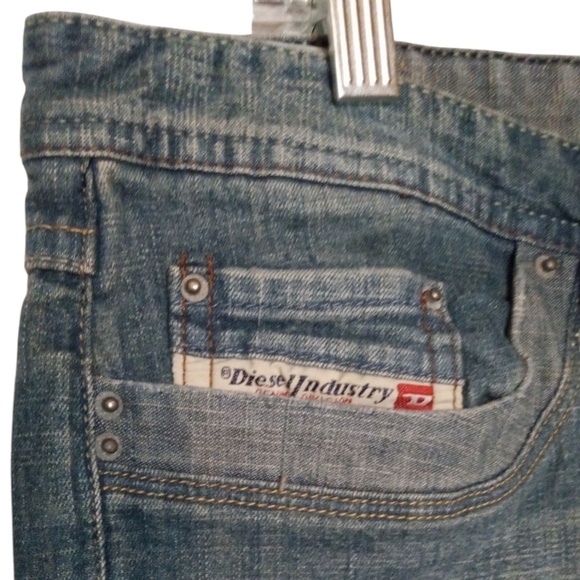 Diesel Light Wash Cotton 5 Pocket Straight Leg Denim Jeans Size 29 - Picture 3 of 9
